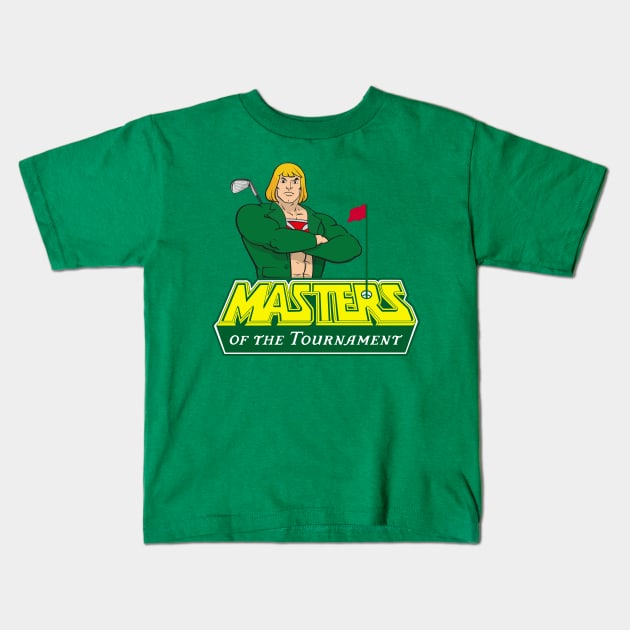 Masters of the Tournament Kids T-Shirt by Super Secret Villain